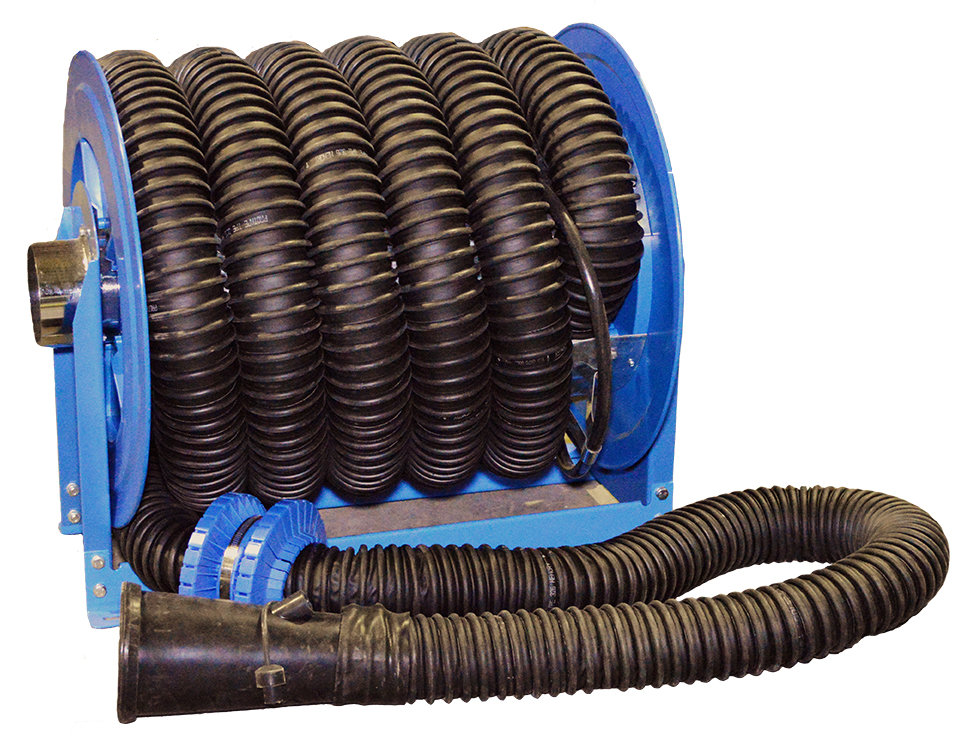 WDK-87611 Катушка для вытяжки выхлопных газов, шланг 100-102мм Wiederkraft