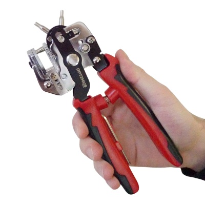 OPT-RE105 Дырокол револьверный с иглами 2*2,5*3*3,5*4*4,5мм OPTIMUS