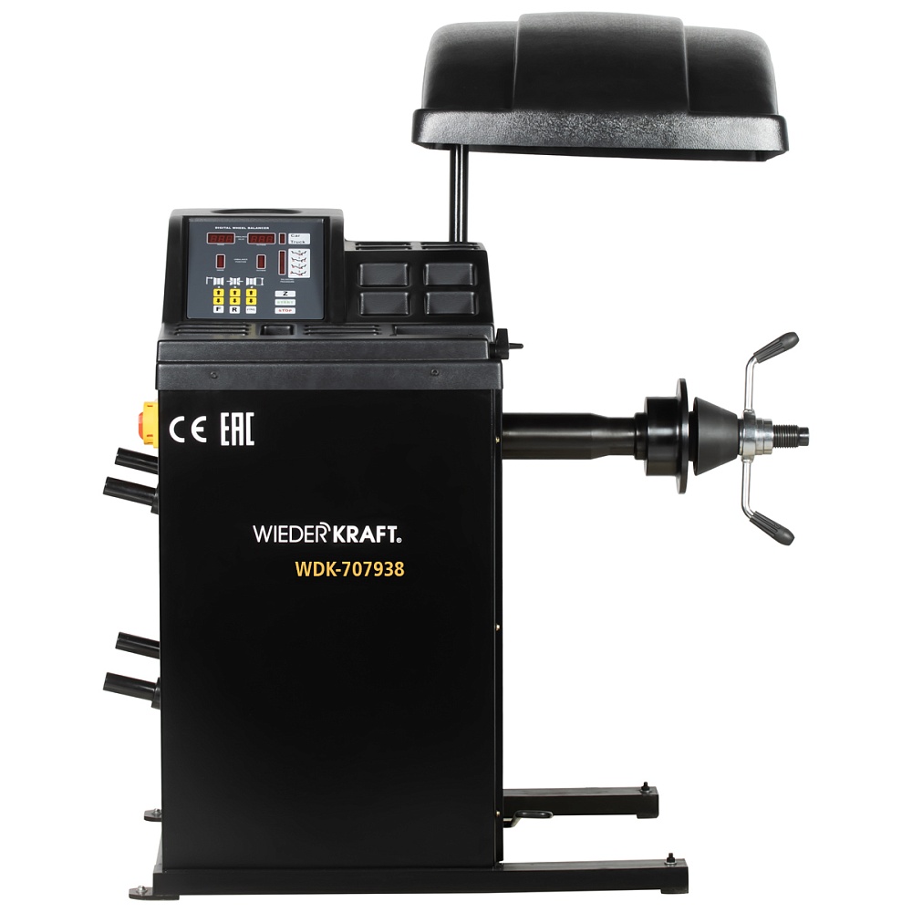 WDK-707938 Балансировочный станок (стенд) для грузового шиномонтажа, 13-24", 380 В Wiederkraft