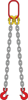 Строп цепной 2,12т-1м