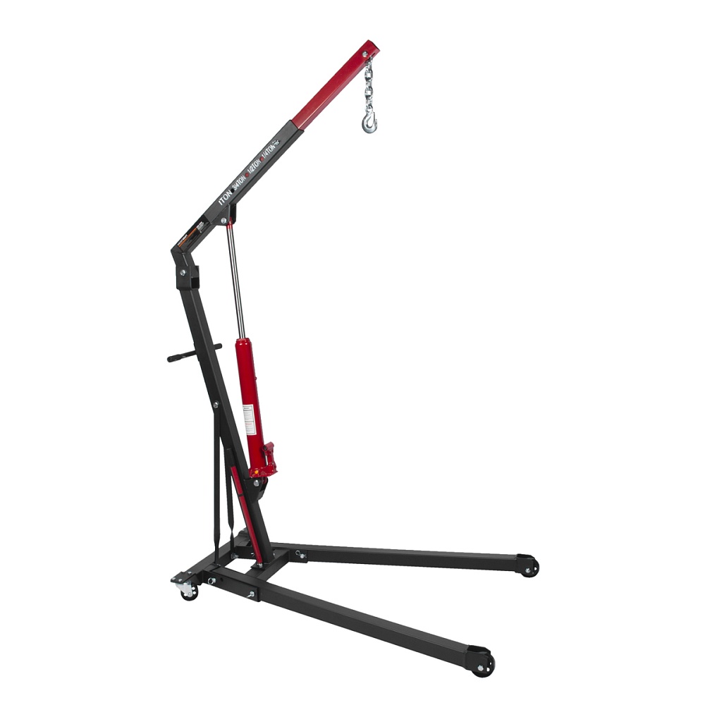 WDK-83201 WiederKraft Низкопрофильный гидравлический гаражный кран, 1т