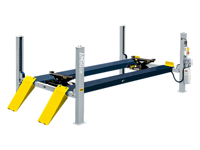 A465E Подъемник четырехстоечный, 6,5 т. с увеличенной длиной платформы для слесарных работ