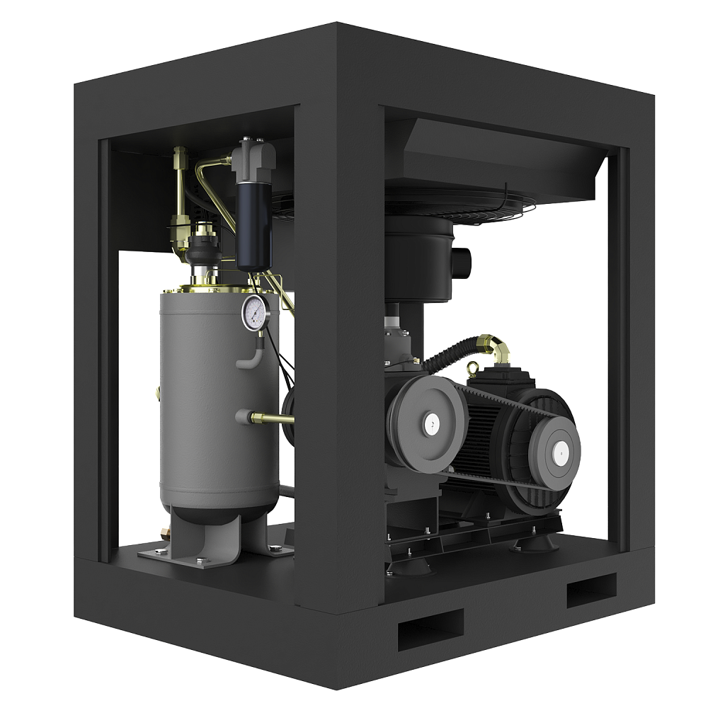 HRS-941500IP-23 Винтовой компрессор с ременным приводом Harrison: 1500 л/мин, 8 бар, 11 кВт