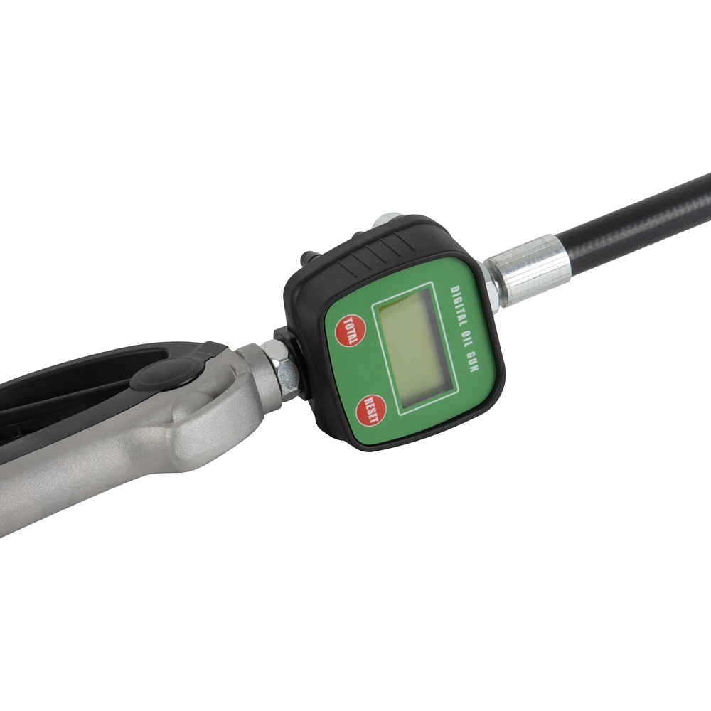 WDK-89206 Маслораздаточный пистолет с цифровым расходомером и гибким носиком Wiederkraft