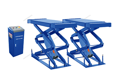 NORDBERG ПОДЪЕМНИК N631-3,5_220 ножничный 3,5т, с адаптерами (рейка) для SUV автомобилей, 220В