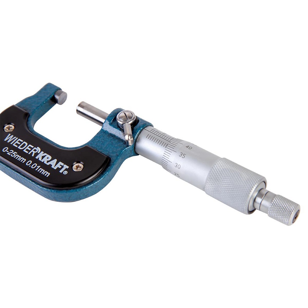 WDK-MM2501 Микрометр нониусный 0-25 мм, 0,01 мм Wiederkraft