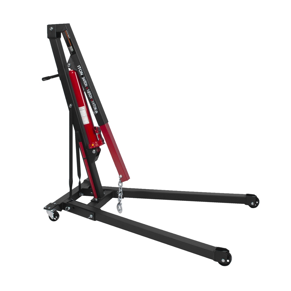 WDK-83201 WiederKraft Низкопрофильный гидравлический гаражный кран, 1т