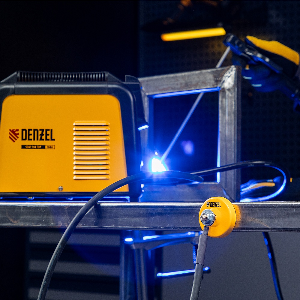 Клемма магнитная "масса" для сварочных работ Denzel