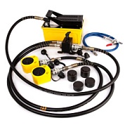 ODA-T2002 Гидравлический съемник тормозных дисков грузового и спецтранспорта 20 тонн с пневпагидравлическим насосом ОДА Сервис ODA-T2002