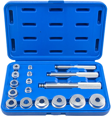 Набор оправок для установки подшипников, сальников, 17пр.