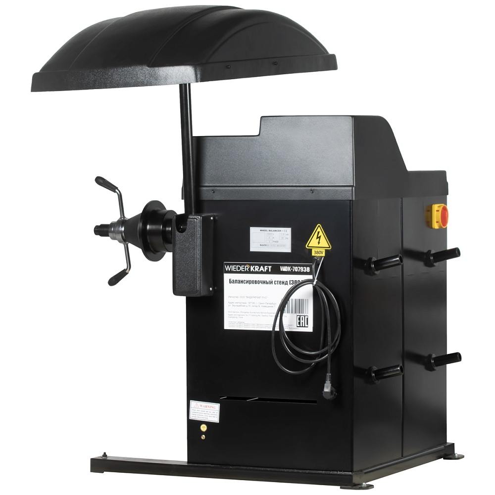 WDK-707938 Балансировочный станок (стенд) для грузового шиномонтажа, 13-24", 380 В Wiederkraft