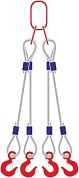 Строп канатный с 4 крюками 3,2Тх3М