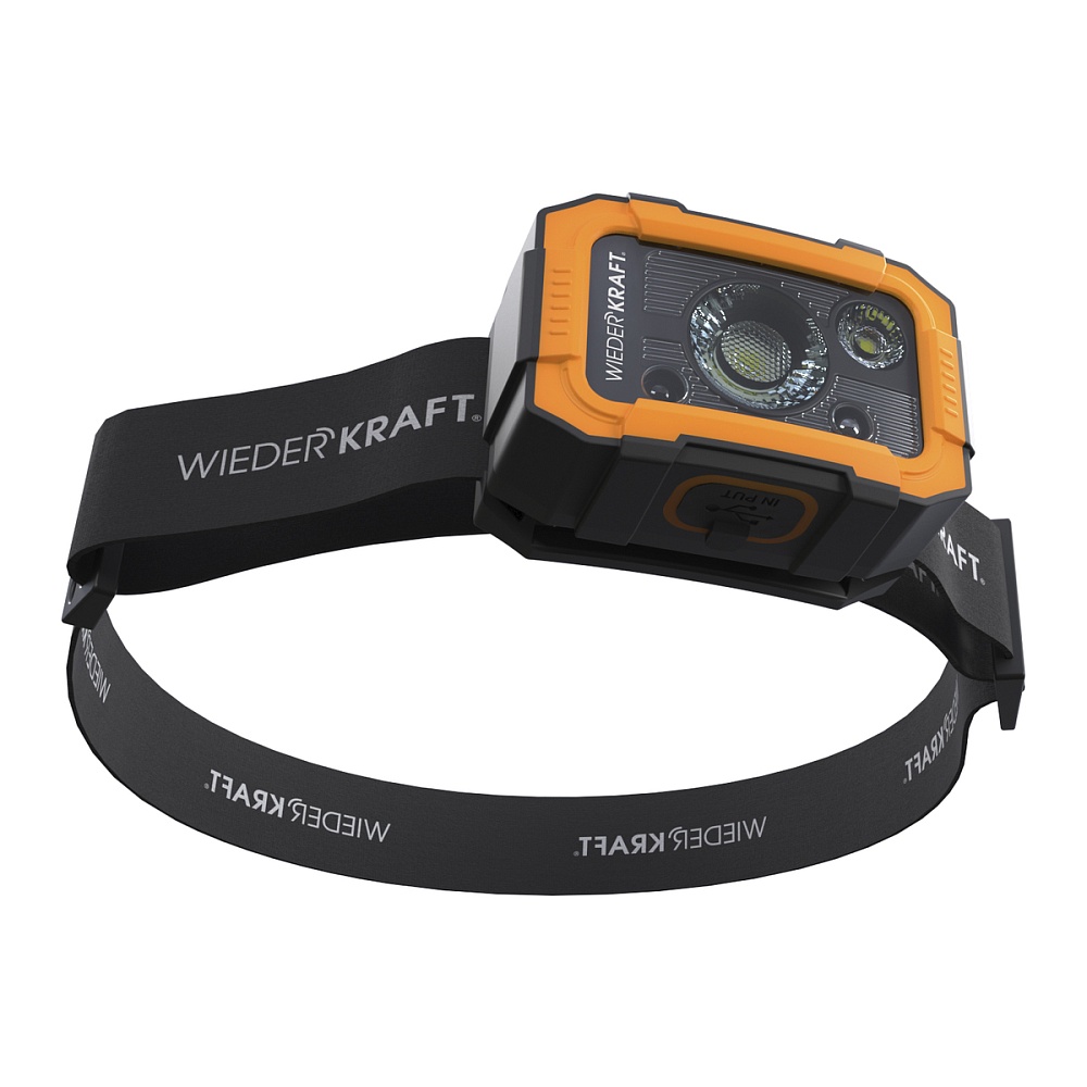 WDK-HLD500 Фонарь налобный светодиодный, 500 Лм, 1500 мАч Wiederkraft