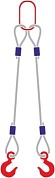 Строп канатный с 2 крюками 0,5Тх4М