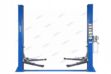 Подъемник двухстоечный 4 т с нижней синхронизацией, H=2,8 м, 220 В, синий . STX40TT_220