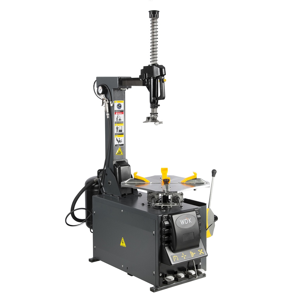 WDK-709238 Автоматический шиномонтажный станок со взрывной накачкой колес, двухскоростной WiederKraft