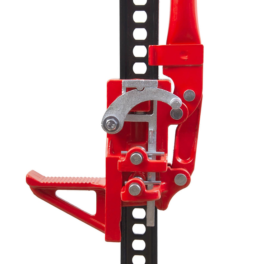 WDK-80603  Домкрат механический реечный 60", г/п 3 т, Высота 130-1550 мм Wiederkraft