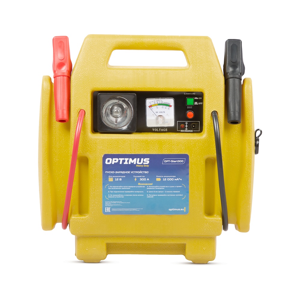 OPT-Start300 Пусковое устройство 2в1 с компрессором для подкачки колес OPTIMUS