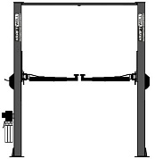 KraftWell KRW4ELH/220 Подъемник двухстоечный г/п 4000 кг. электрогидравлический