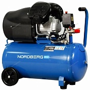 NORDBERG КОМПРЕССОР NCE50/410V поршневой V-образный 220В, ресив. 50л, 410л/мин ECO