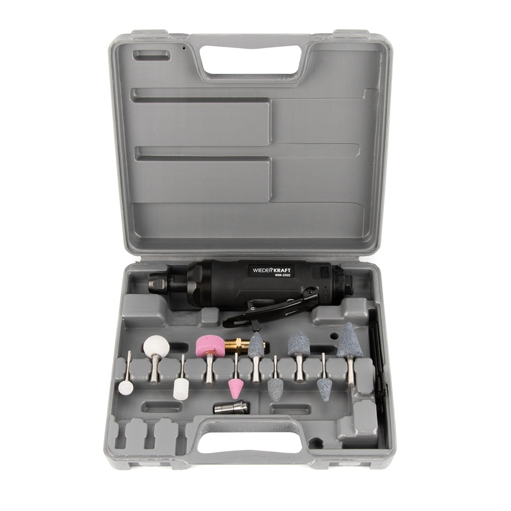 WDK-23122 Прямая пневматическая бормашинка, 13 предм.